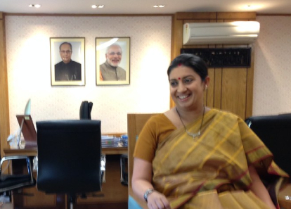 hrd minister smriti irani-letter